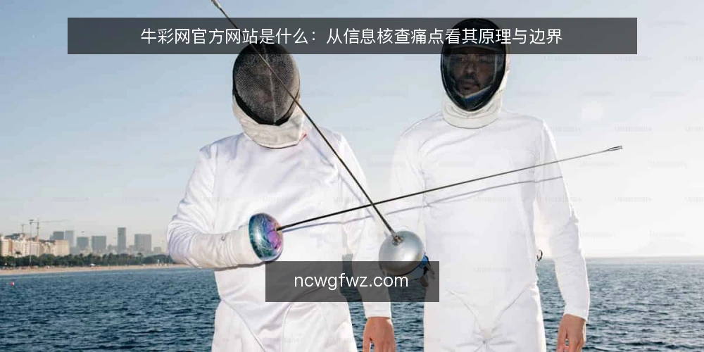 牛彩网官方网站是什么：从信息核查痛点看其原理与边界 — 信息核查的现实处境 配图