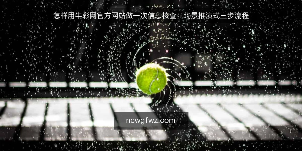 怎样用牛彩网官方网站做一次信息核查：场景推演式三步流程 — 场景设定：先明确这次核查要解决什么 配图
